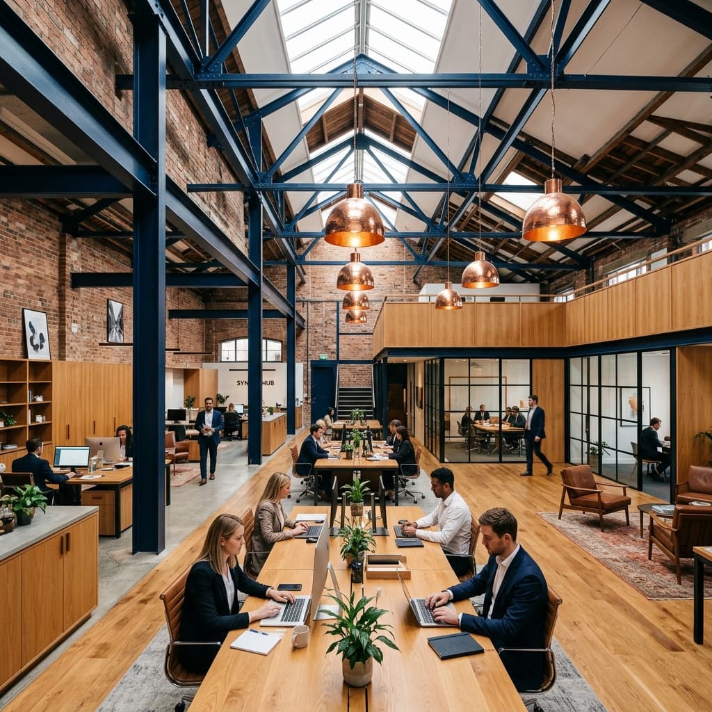 Industrial workspace detail